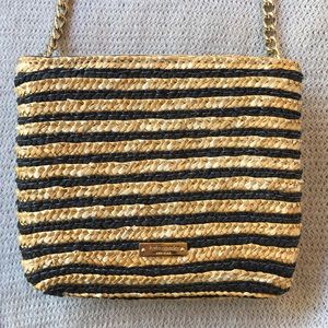 Designer-kate spade New York straw mini bag